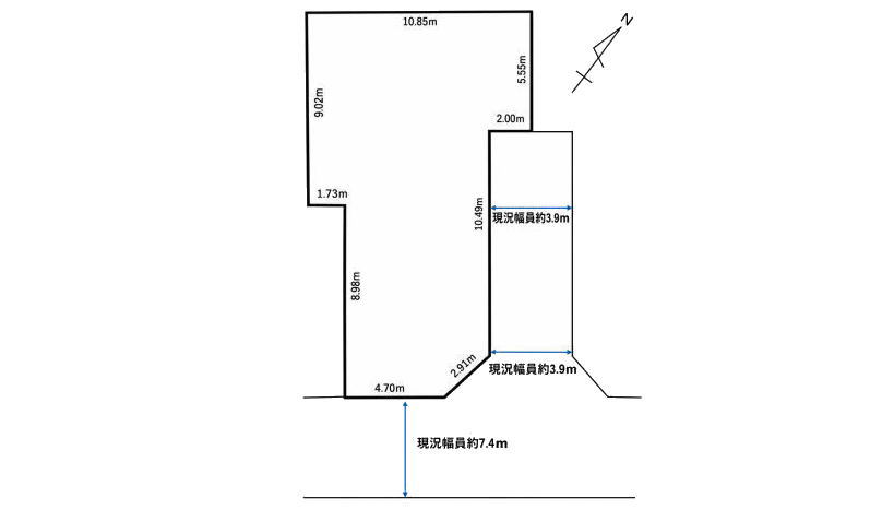売地　足立区古千谷本町三丁目